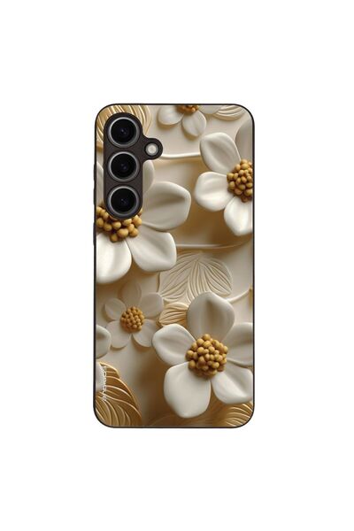Sonique Θήκη 3D Flower Series για Samsung Galaxy S24 Plus Λευκό