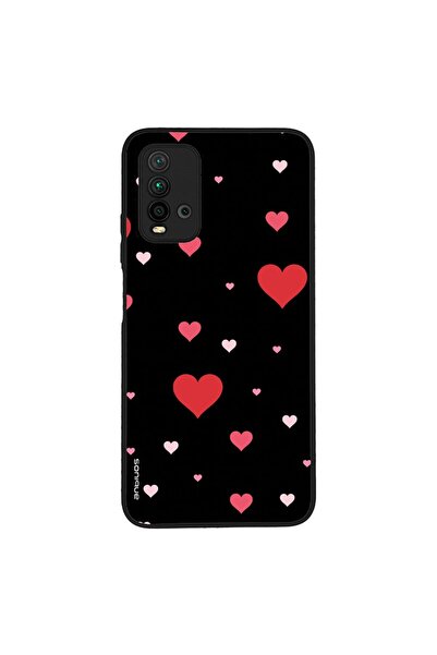 Sonique Θήκη Heart Series για Xiaomi Redmi 9T Μαύρο