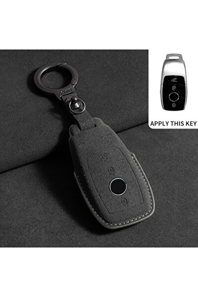 Choice3 C Leather Car Key Case For Mercedes Benz A C E S G R Class GLS GLA GL...