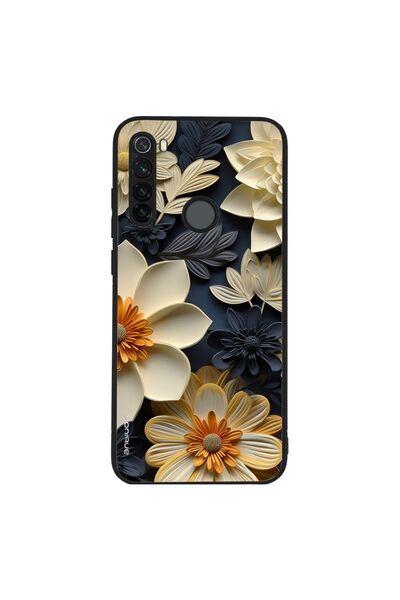 Sonique Θήκη 3D Flower Series για Xiaomi Redmi Note 8T Εκρού