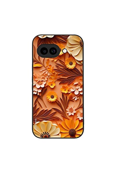 Sonique Θήκη 3D Flower Series για Google Pixel 9a 5G Πορτοκαλί