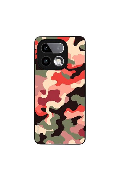 Sonique Θήκη Camouflage Army Series για Realme 16 Pro Plus Κόκκινο