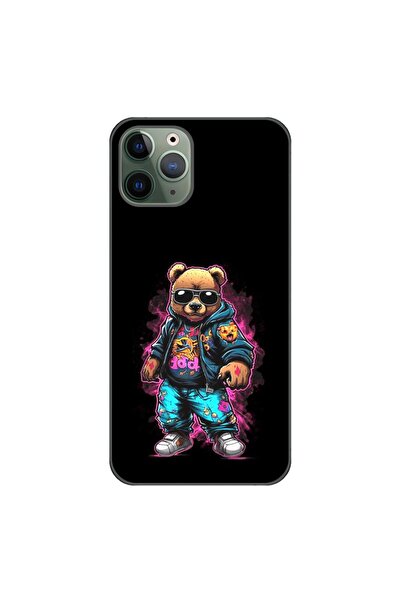 OEM Husa compatibila cu Apple iPhone 11 Pro Max Silicon Gel Tpu Model Bear Co...