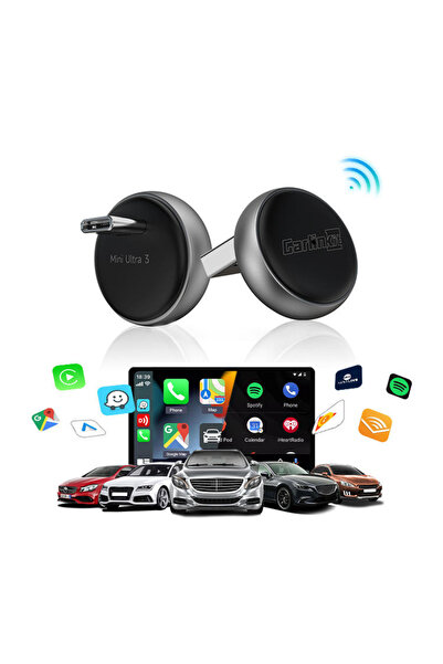 Choice محول سيارة لاسلكي 2 في 1 من نوع USB-C طراز 2026 Carlinkit Mini Ultra 3...