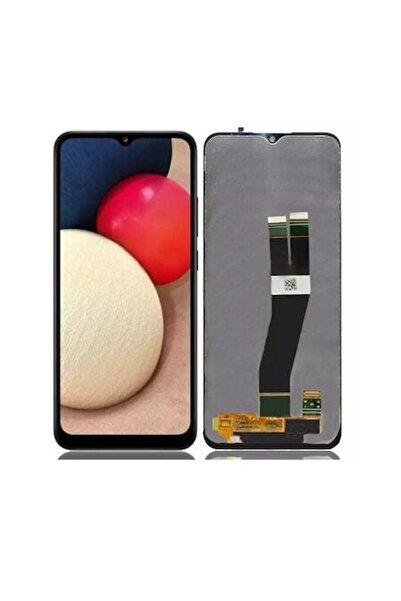 OEM Ecran LCD telefon, compatibil cu Samsung A02s, negru