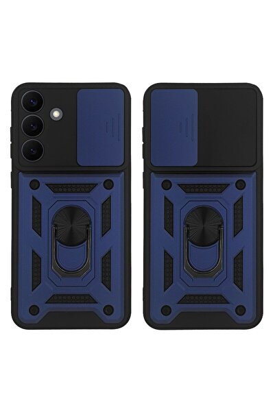 Sonique Θήκη Ring Armor CamPro για Samsung Galaxy S26 Plus Μπλέ