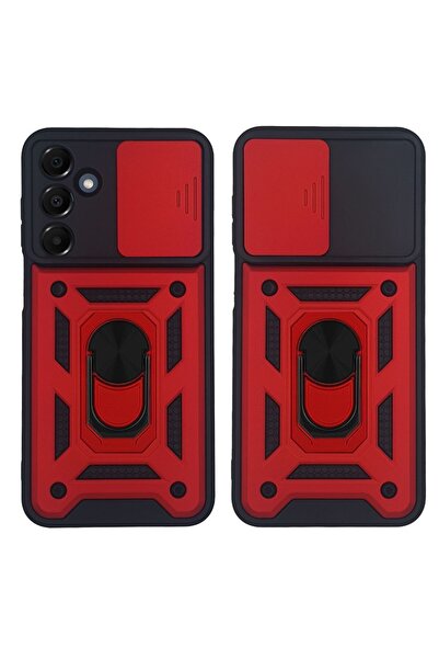 Sonique Θήκη Ring Armor CamPro για Samsung Galaxy A16 4G / Galaxy A16 5G Κόκκινο