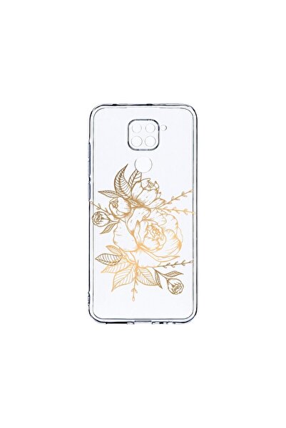bestcase Διαφανής Θήκη Σιλικόνης 2MM, Συμβατή με Xiaomi Redmi Note 9, Χρυσό Ρ...