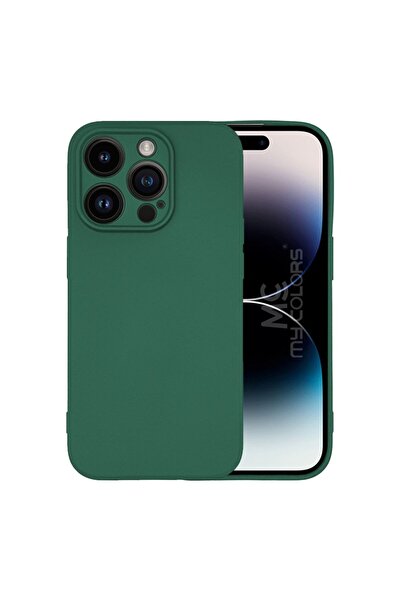 Sonique Θήκη Σιλικόνης My Colors Apple iPhone 14 Pro Πράσινο Σκούρο