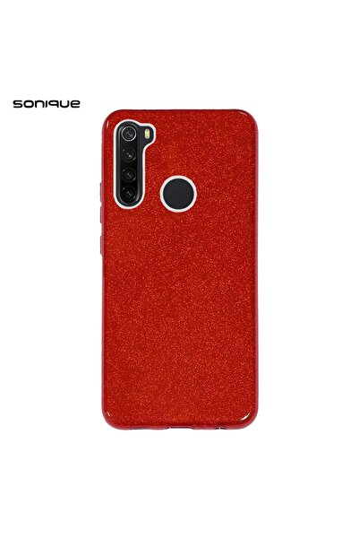 Sonique Θήκη Σιλικόνης Shiny Xiaomi Redmi Note 8T Κόκκινο