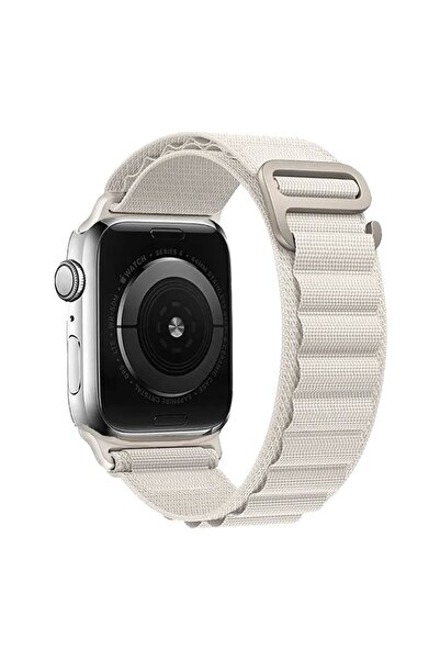 Sonique Λουράκι Nylon Alpine Loop Band για Apple Watch (38/40/41MM) Μπεζ