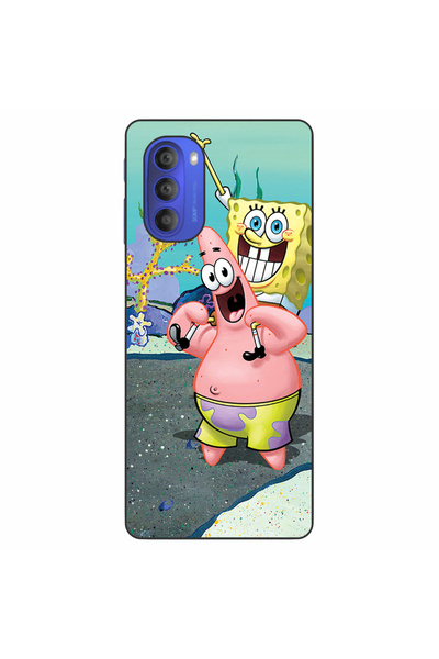 OEM compatibila cu Motorola Moto G51 5G Silicon Gel Tpu Model Spongebob