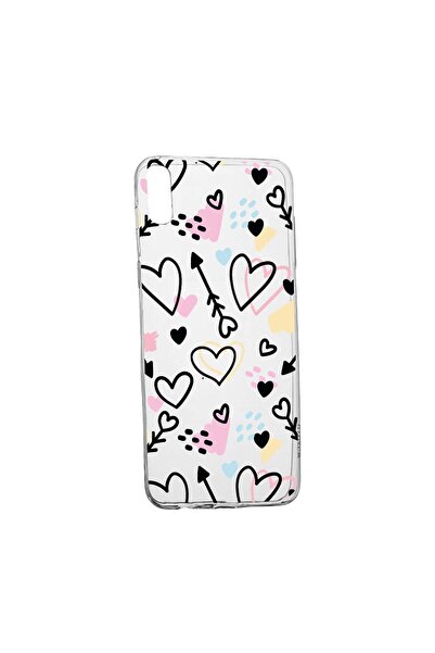 bestcase Θήκη σιλικόνης συμβατή με Xiaomi Redmi 9AT, Σχέδιο με σύμβολα αγάπης...