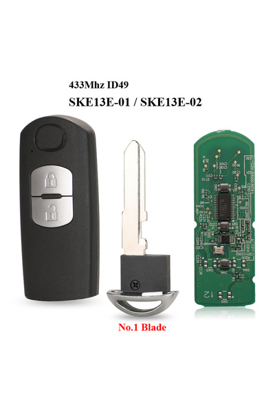 Choice 2BTN NO.1 Blade Key jingyuqin 433Mhz ID49 2/3Buttons Smart Key for MAZ...