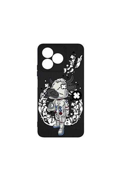 bestcase ¬Æ Husa Premium Silicon, Compatibila Cu Xiaomi Redmi 13, Cow Astrona...