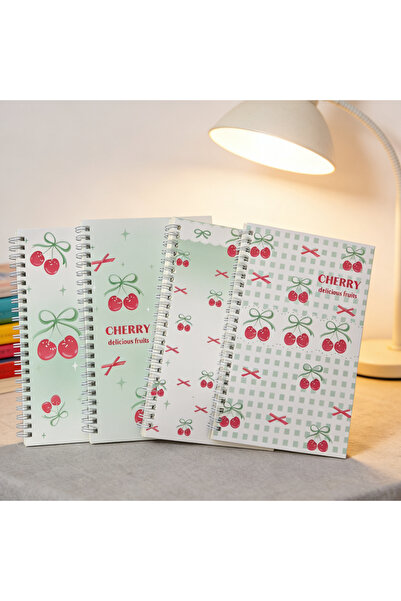 Choice Random 1PCS 1PCS A5 Kawaii Cherry Spiral Coil Notebook Cute Diary Book...