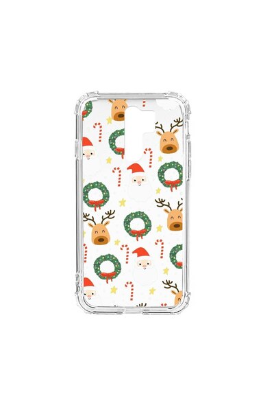 bestcase Husa Anti Shock Silicon Compatibila Cu Xiaomi Redmi 9, Happy Xmas, M...