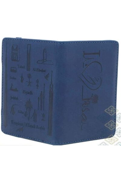 GENERAL Luxury Passport Cover Booklet with Saudi Arabia Landmarks Embossed