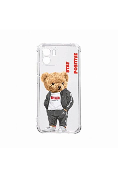 bestcase Противоударен калъф, съвместим с Xiaomi Redmi A1, Мече с надпис  "Бъ...