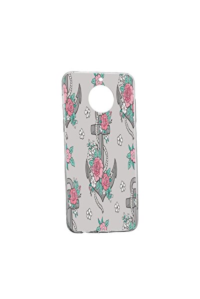 bestcase Husa Silicon Rose, Anchor, Compatibila cu Xiaomi Redmi Note 9 Pro 5G...