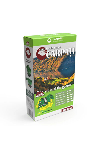 Gazonul Seminte Gazon Carpati, cu frunza subtire, pentru zone cu umbra, 0.75 KG