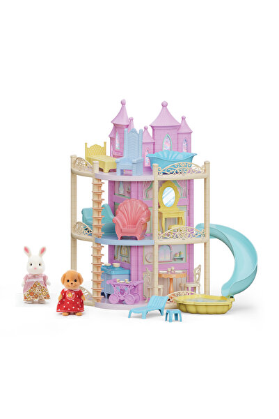 DEDE Doğa Ailesi Neşeli Şato Dünyası Kaydıraklı / Natura Family Fun Castle Wo...