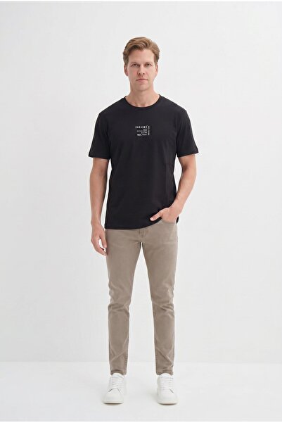 Cazador Tricou bărbați 44505 NEGRU