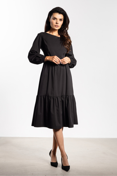 Awama Rochie, A737, negru, nylon, spandex, L INTL