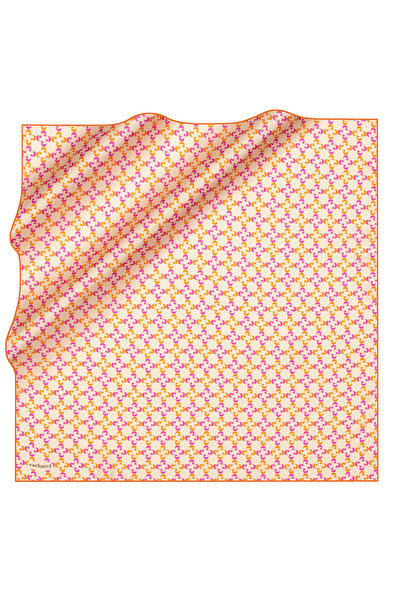 Cacharel Yellow 90X90 Silk Twill Scarf