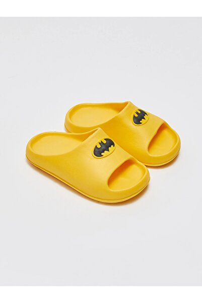 LC Waikiki LCW STEPS Sarı Batman Baskılı Erkek Çocuk Terlik