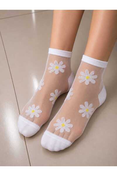 Nihomall20 Tulle Transparent Socks 3-Piece