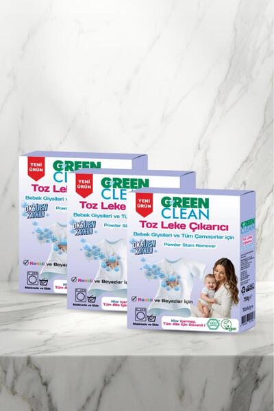 Green Clean Toz Leke Çıkarıcı 750 G x 3 Adet