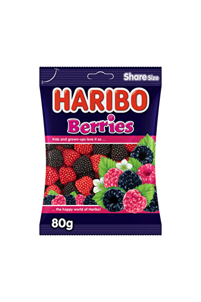 Haribo Berries 80gm,Carton of 24pcs