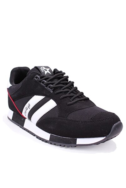 DAGOSTER Dma75-26109 Black Orthopedic Daily Men's Sports Shoes