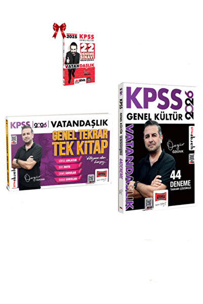 Yargı Yayınları 2026 KPSS Genel Kültür Vatandaşlık Genel Tekrar Tek Kitap & V...