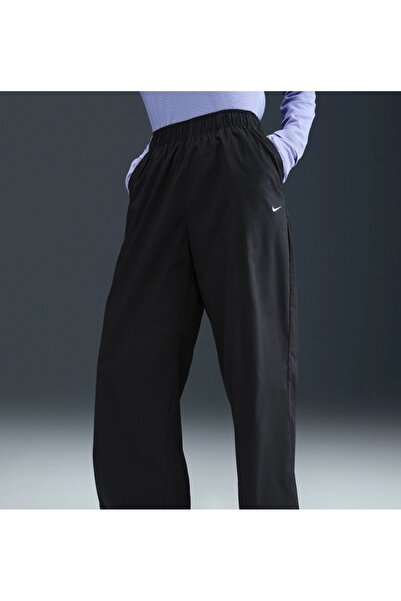 Nike Chill Poplin Hr Oh Pant Women's Thin Summer Cotton Black Pants