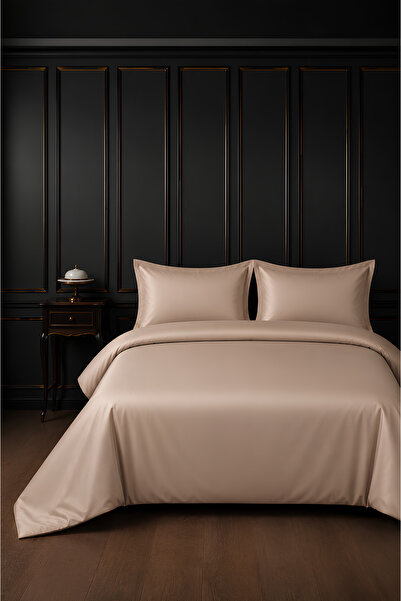 remtex 100% Cotton Mink Satin (83 Thread-125 Gsm) Double Duvet Cover Set