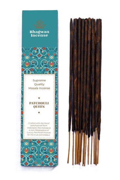 Bhagwan Incense Regină de Patchouli - bețișoare parfumate masala naturale pre...