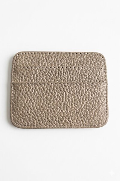 EYCH Genuine Leather Look Minimalist Card Holder - 4 Compartment Slim Wallet
