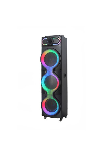 zore GD-3126 Dijital LED Göstergeli Mikrofonlu RGB TWS Üçlü 10 inç Stereo Bas...