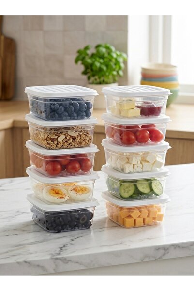 HOMEU SAKLAMA VE BUZLUK KABI 0,35 LT 10 ADET