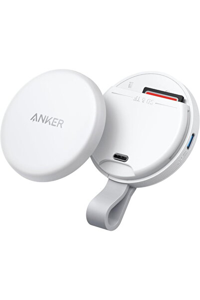Anker Cititor de carduri MagGo pentru iPhone 15-16, SD/TF, Alb