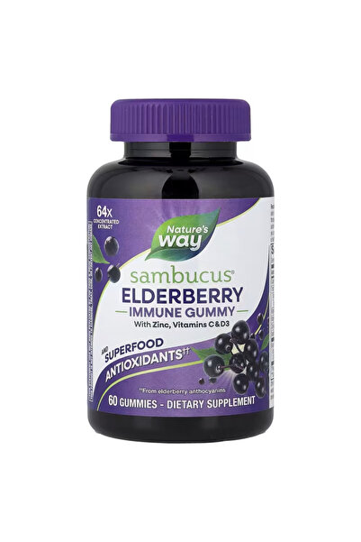 Gumazing Goo Meizing Elderberry Gummies (Elderberry) for Immunity Boost 60 Gu...