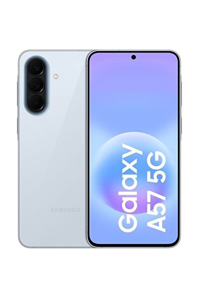 Samsung Galaxy A57 5G Phone, 128GB, 8GB RAM, Dual SIM, Awesome Icyblue