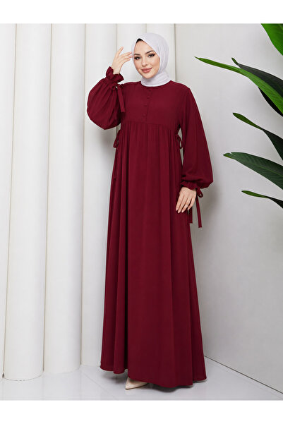 Rüyam Moda فستان مديني من الحرير التباوي
