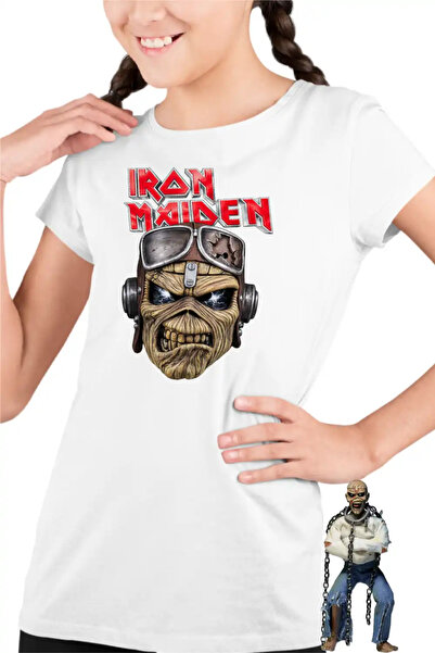 OEM Tricou Copii Fete Iron Maiden Biker Heavy Metal