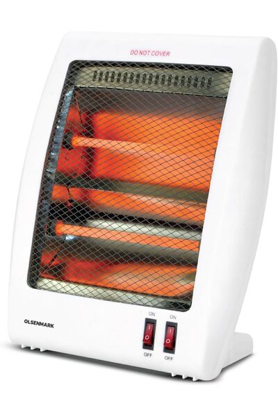 Olsenmark Quartz Heater OMQH1638 - 400W/800W Dual Heat, Tip-Over Protection, ...