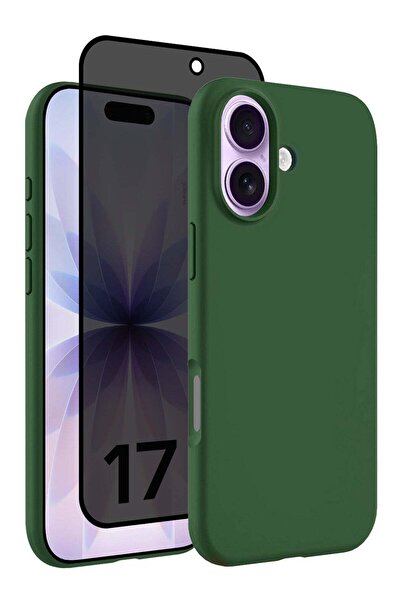 Margoun 2Packs Liquid Silicone Protective Phone Case for iPhone 17 , Soft Ant...