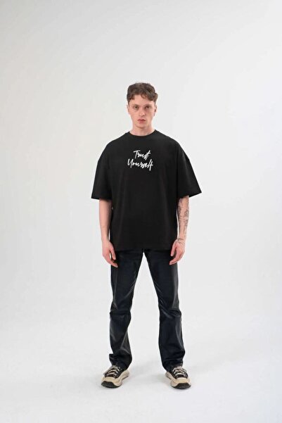 Generic Brand Men's Short Sleeve Summer T-Shirt Crew Neck Printed Oversize T-...