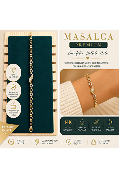 ✨ Masalca Özel 14K Altın Kaplama Bileklik ✨